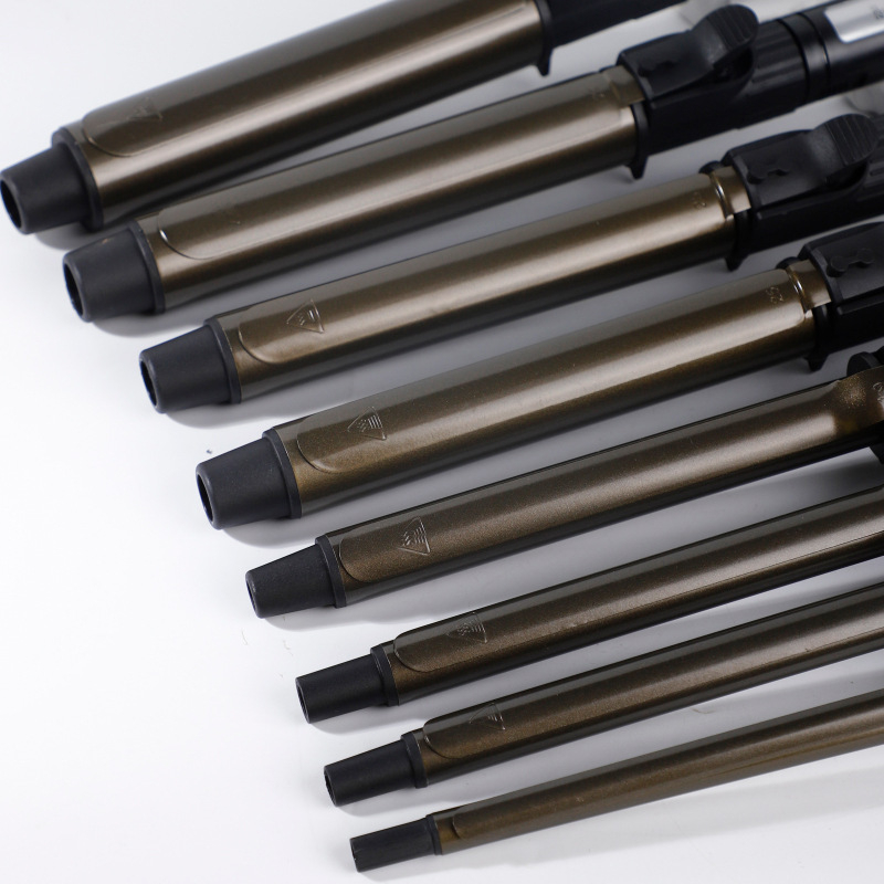 Περιστρεφόμενη ηλεκτρική λαβίδα για μπούκλες για στούντιο μακιγιάζ - επαγγελματικό εργαλείο μπούκλων με διαμέτρους 9–32 mm, 4 ρυθμίσεις θερμοκρασίας, ενσύρματη τροφοδοσία