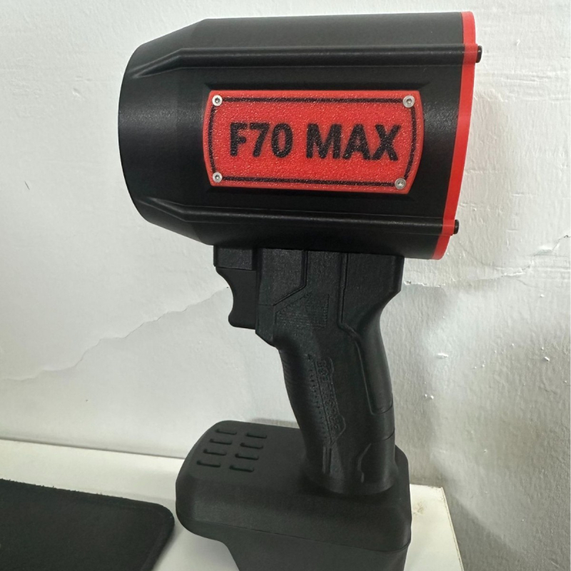 Model RC Aerian cu Ventilator Ductat Brushless, Seria 70, Baterie Li-ion Reîncărcabilă, 18V (16.8–21V)