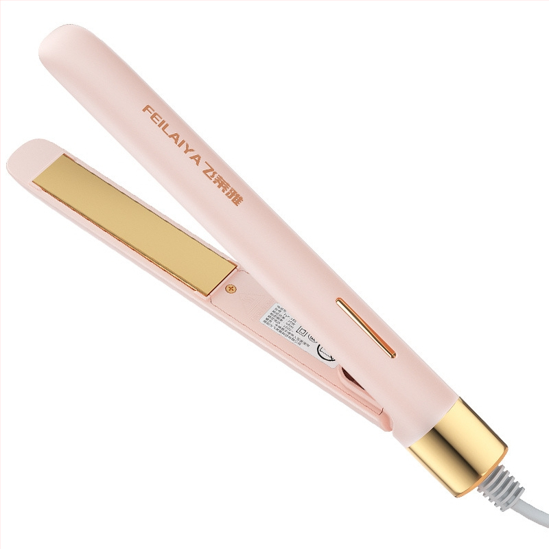 Διπλής χρήσης ισιωτής μαλλιών και εργαλείο μπούκλας με αρνητικά ιόντα, κύλινδρος 21–30 mm με χρυσή κεραμική επίστρωση, ρυθμιζόμενη θερμοκρασία, κατάλληλο για βρεγμένα και ξηρά μαλλιά, 220W