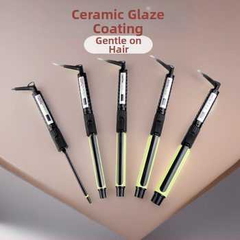 Ηλεκτρικό σίδερο για μπούκλες με στοιχείο θέρμανσης PTC, 10 επίπεδα ρύθμισης θερμοκρασίας, ενσύρματο ρεύμα, αυτόματη απενεργοποίηση (PTC στοιχείο θέρμανσης, 10 επίπεδα ρύθμισης θερμοκρασίας, ενσύρματο ρεύμα, αυτόματη απενεργοποίηση)