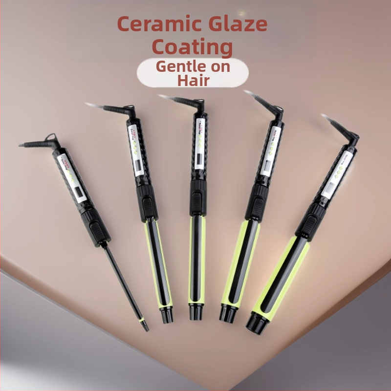 Ηλεκτρικό σίδερο για μπούκλες με στοιχείο θέρμανσης PTC, 10 επίπεδα ρύθμισης θερμοκρασίας, ενσύρματο ρεύμα, αυτόματη απενεργοποίηση (PTC στοιχείο θέρμανσης, 10 επίπεδα ρύθμισης θερμοκρασίας, ενσύρματο ρεύμα, αυτόματη απενεργοποίηση)