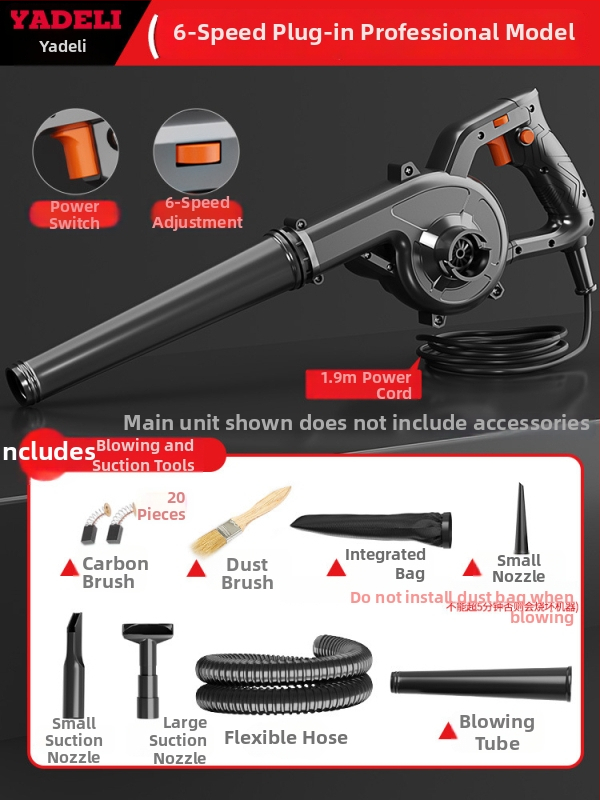 Mini PC fúkač prachu, priemyselný 220V