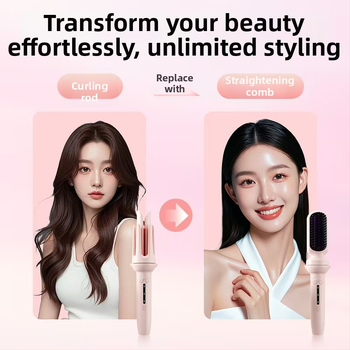 Kalia 3‑в‑1 автоматичен уред за къдрене и изправяне на коса с турмалинов керамичен барабан, кабелно захранване, 220 V, 35 W, 3 нива температура