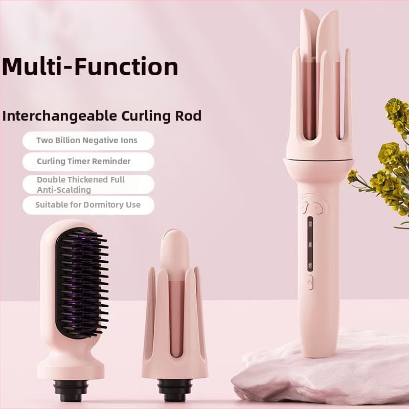 Kalia 3‑в‑1 автоматичен уред за къдрене и изправяне на коса с турмалинов керамичен барабан, кабелно захранване, 220 V, 35 W, 3 нива температура