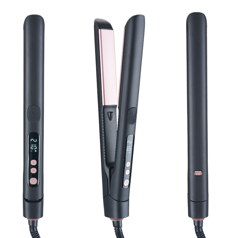 Διπλής λειτουργίας σίδερο για μπούκλες και ίσιωμα μαλλιών με πλάκες από τουρμαλινική κεραμική, 5 ρυθμίσεις θερμοκρασίας, 220V 45W, μοντέλο V-2113