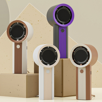 Bez lopatice USB ručni ventilator, turbofan, ugrađena baterija 100–300 mAh, 3 brzine, niska buka
