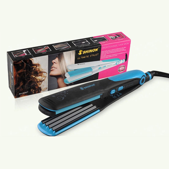 Κεραμικός 3-σε-1 εξοπλισμός μαλλιών για ισιώματα και μπούκλες, με τουρμαλινικο-κεραμική θέρμανση, κύλινδρος 16–20 mm, 10 ρυθμίσεις θερμοκρασίας, 45 W, 220 V, μοντέλο 8089T