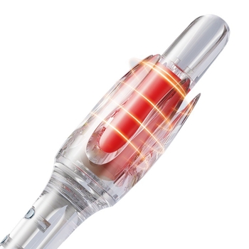 Αυτόματη ράβδος μπούκλα με διπλό αυλάκι, 3‑σε‑1 για μπούκλες και ισιώματα, τουρμαλινωμένος κεραμικός θερμαντήρας, 25 επίπεδα ρύθμισης θερμοκρασίας, 34W ενσύρματο