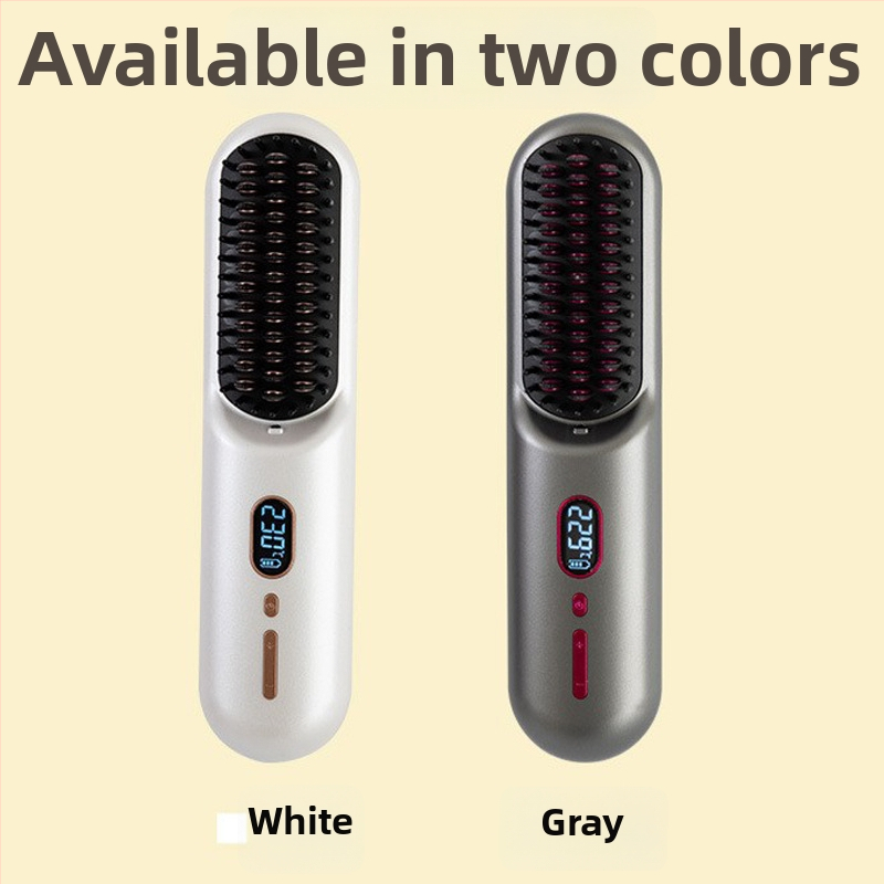 Ασύρματο διπλής χρήσης εργαλείο ισιώματος και χτενίσματος για μπούκλες με αρνητικά ιόντα, επίστρωση τιτανίου-τουρμαλίνης, κύλινδρος 31 mm