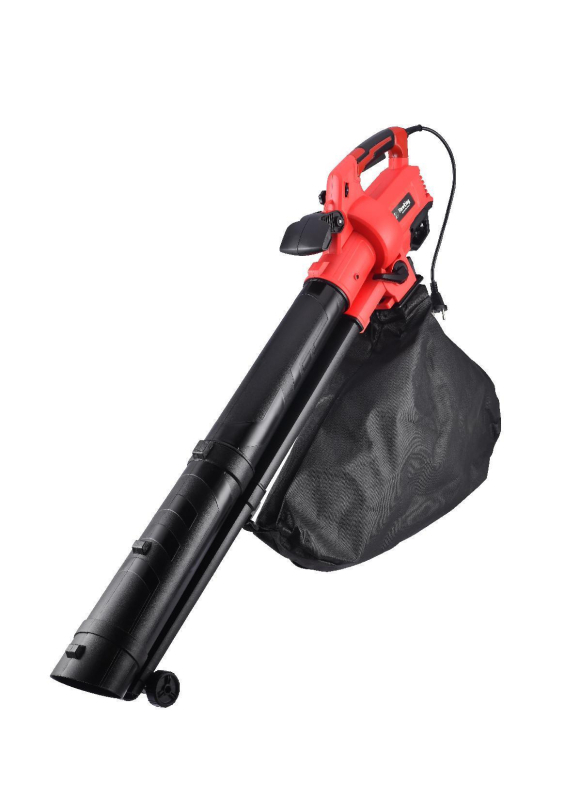 Hongrui Suflător de frunze pentru grădină, aspirator cu tocător – 240V, alimentare la priză, Seria 01