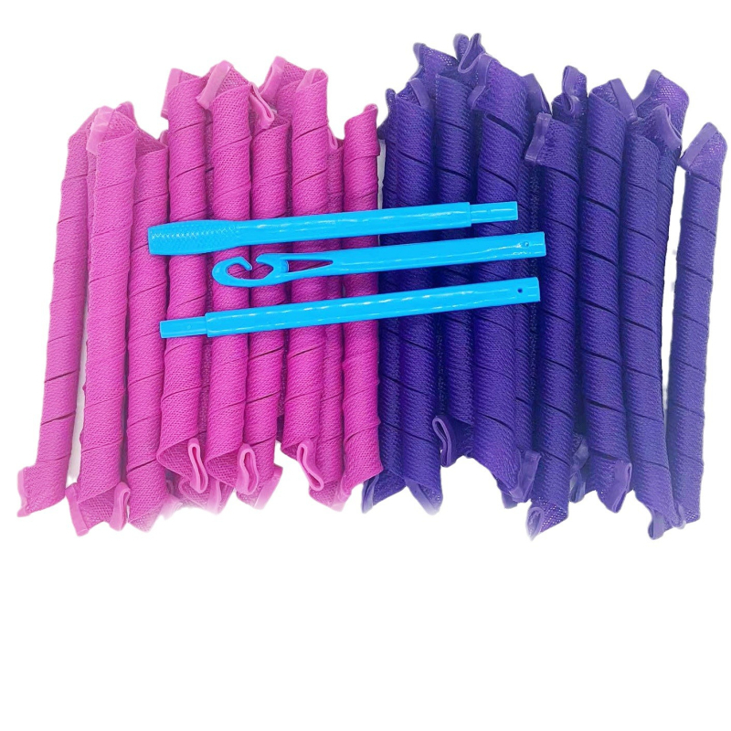Lian ping uvijač za kosu, 18-dijelni set valovitih rola, od plastike/smole, DIY alat za kosu