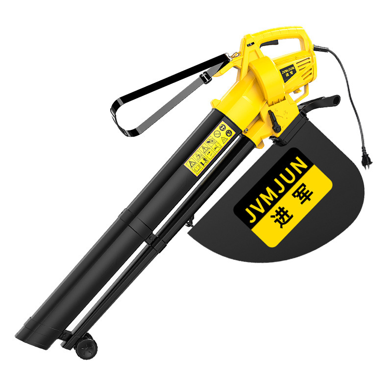 Високопроизводителна 3200W електрическа духалка-прахосмукачка за листа с раздробяване, 220V, въздушен поток 590