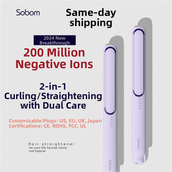 Διπλής χρήσης εργαλείο για ισιώματα και μπούκλες μαλλιών – Little Bear, στοιχείο θέρμανσης από οικολογικά κράματα, μονόβαθμη ρύθμιση θερμοκρασίας, 30W, 220V