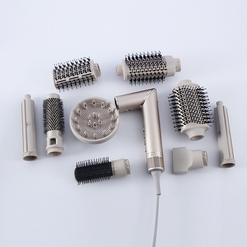 Χτένα styling για ίσια και κυματιστά μαλλιά με πτυσσόμενη λαβή, μοτέρ χωρίς ψήκτρες, αρνητικά ιόντα, 1400 W, 220–240 V