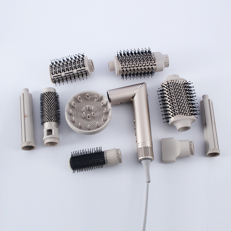 Χτένα styling για ίσια και κυματιστά μαλλιά με πτυσσόμενη λαβή, μοτέρ χωρίς ψήκτρες, αρνητικά ιόντα, 1400 W, 220–240 V