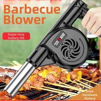 BBQ puhaljka s litijskom baterijom, prijenosni bežični, 21V, za zapaljenje ugljena