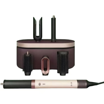 7-u-1 uvijač za kosu s titanijskim premazom, 21-30 mm valjak, 1400W, 220V, žično napajanje, 15 razina kontrole temperature, suho/kovrčavo/ravno 3-u-1, poklon kutija HS09