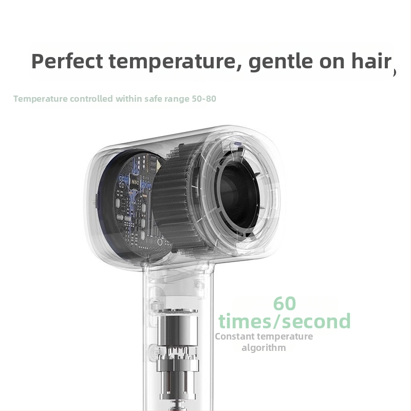 Bowwei B16 Fén na vlasy, bezkartáčový motor, 1600W, horúci/studený vzduch, záporné ióny