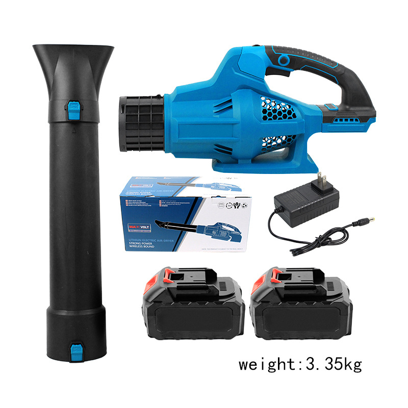 Безжична въздушна духалка с 20V презареждаща литиева батерия, AC еднофазно напрежение или DC до 50V