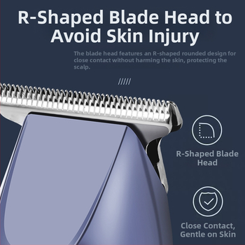 Професионална електрическа подстрижка за дома, универсална, презареждаема, с нож от неръждаема стомана, четков мотор, миеща се глава, вградена батерия 500–800 mAh