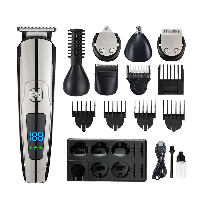 Ηλεκτρική κουρευτική μηχανή για μαλλιά, επαναφορτιζόμενη, αδιάβροχη, λεπίδες από ανοξείδωτο ατσάλι, ενσωματωμένη μπαταρία 1200–2000mAh, αυτονομία 1–3 ώρες