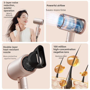 Neutral G888 Sušič vlasov – 2400W, skladacia rukoväť, 6 rýchlostí prúdu vzduchu, záporné ióny, tichý chod