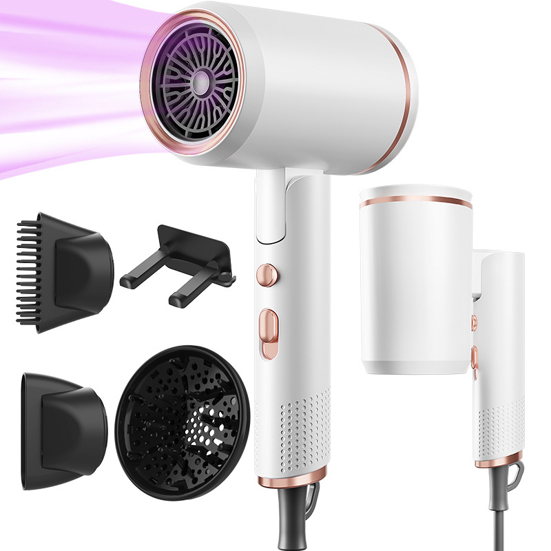 Neutral G888 Στεγνωτήρας μαλλιών – 2400W, αναδιπλούμενο χερούλι, 6 ρυθμίσεις ροής αέρα, αρνητικά ιόντα, ήσυχη λειτουργία