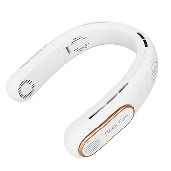 Ventilator bez lopatica za vrat s USB punjenjem, digitalnim zaslonom, tih, sklopivi mini ventilator, ugrađena baterija 2000–4000 mAh.