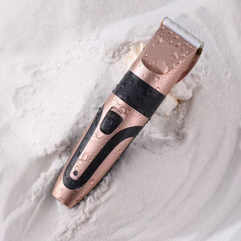 Ηλεκτρική μηχανή κοπής μαλλιών για οικιακή χρήση, αποσπώμενη και πλένεται κεφαλή λεπίδας, ενσωματωμένη μπαταρία, κινητήρας με βούρτσες, λεπίδες από ανοξείδωτο ατσάλι, χαμηλός θόρυβος κάτω από 36 dB, κατάλληλη και για κατοικίδια