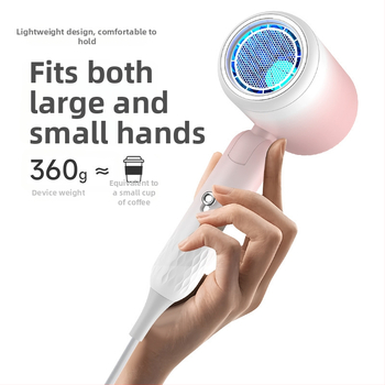 Defais 2002 Prenosný skladací sušič vlasov, 1750 W, 220 V, kartáčovaný DC motor, studený/horúci vzduch, ochrana proti prehriatiu