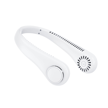 Prijenosni ventilator za vrat s USB punjenjem, tih, s digitalnim zaslonom, 3 brzine