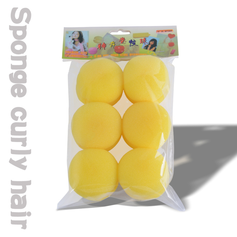 Špongasta kuglica za kovrčanje kose, jahodnog oblika, nježna prema kosi, mekane kovrče, za opću upotrebu