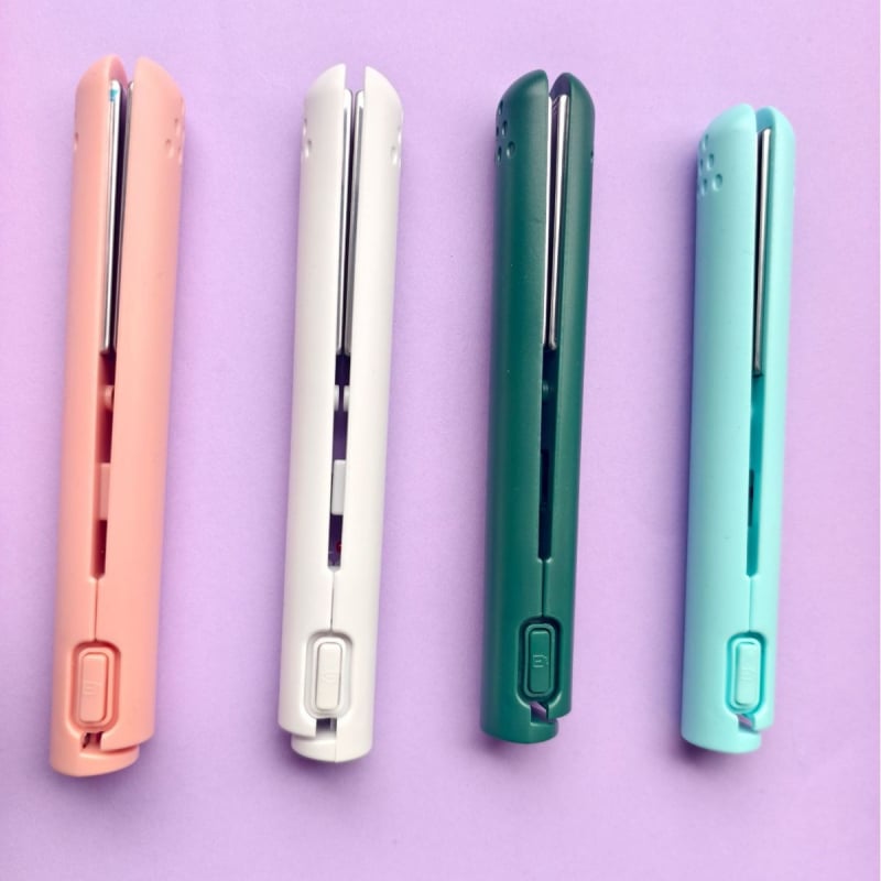 2-u-1 bežični uvijač i presa za kosu, kompatibilan s USB/Power Bank, 5V, 10W, promjer grijaćeg elementa ispod 15 mm, 15 razina temperature