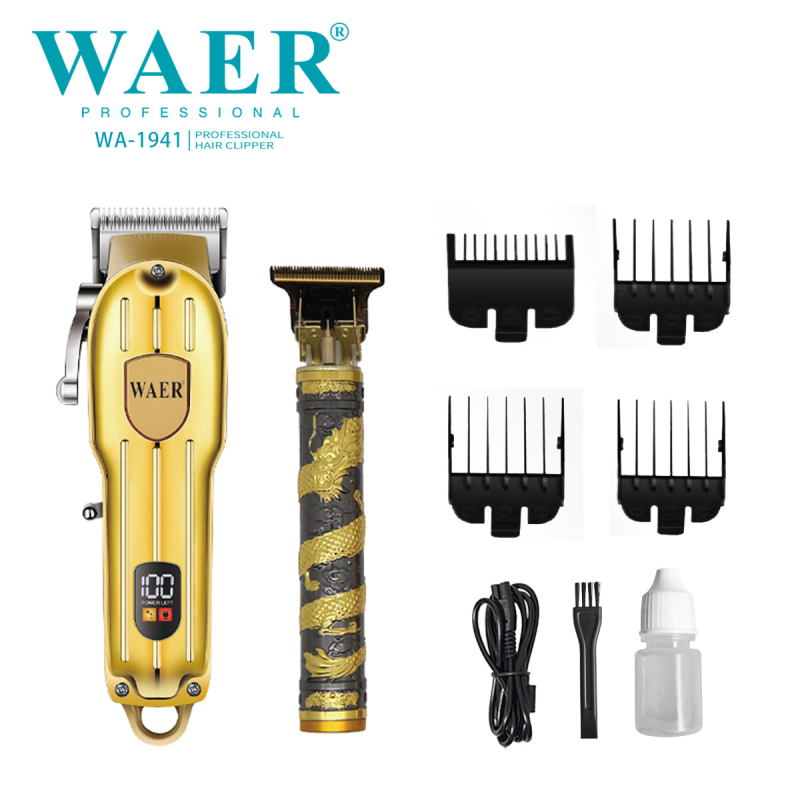 Ηλεκτρική κουρευτική μηχανή με μεταλλικό σώμα, επαγγελματικής χρήσης, κινητήρας με βούρτσα, λεπίδες από ανοξείδωτο ατσάλι, ενσωματωμένη μπαταρία 800–1000mAh, θόρυβος 36–45 dB (Κύριες προδιαγραφές: Κινητήρας με βούρσα; Λεπίδες από ανοξείδωτο ατσάλι; Ενσωματ