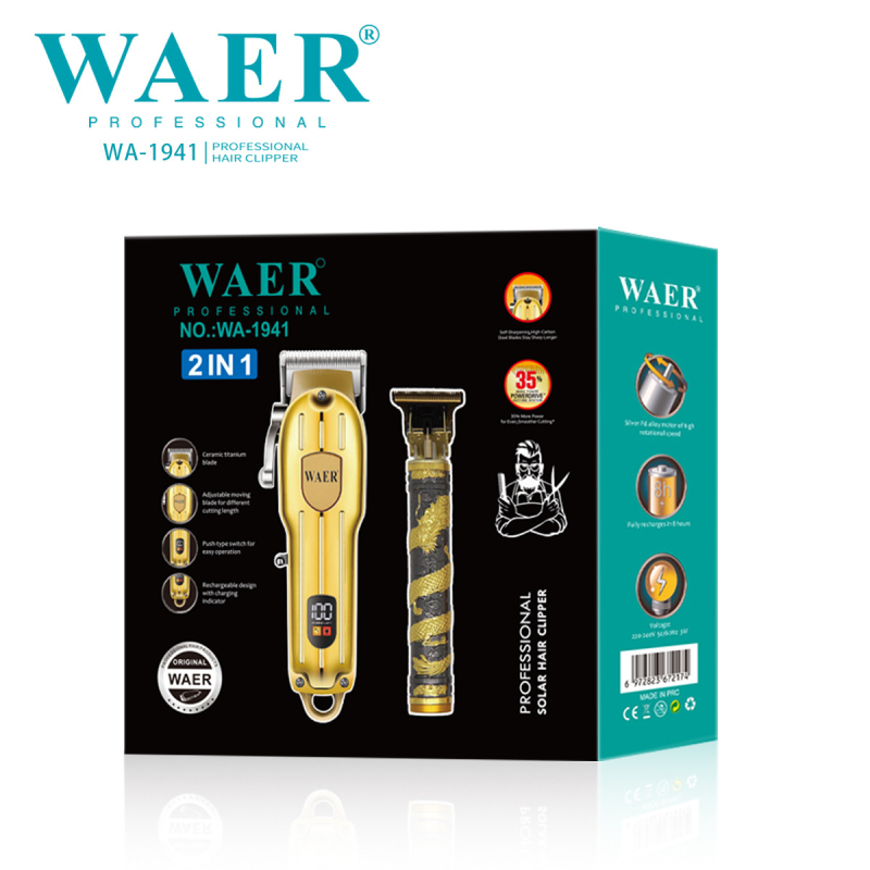 Ηλεκτρική κουρευτική μηχανή με μεταλλικό σώμα, επαγγελματικής χρήσης, κινητήρας με βούρτσα, λεπίδες από ανοξείδωτο ατσάλι, ενσωματωμένη μπαταρία 800–1000mAh, θόρυβος 36–45 dB (Κύριες προδιαγραφές: Κινητήρας με βούρσα; Λεπίδες από ανοξείδωτο ατσάλι; Ενσωματ