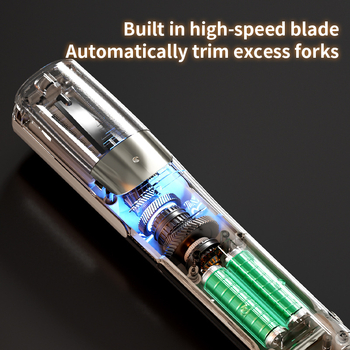 Ασύρματος ηλεκτρικός κοπτικός για μαλλιά με ενσωματωμένη μπαταρία 1200–2000 mAh, αυτονομία 1–3 ώρες, λεπίδες από ανοξείδωτο ατσάλι, μοτέρ με βούρτσες, αδιάβροχος.