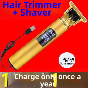 Κομμωτική μηχανή μαλλιών για οικιακή χρήση με λεπίδες από κράμα τιτανίου, μοτέρ με βούρτσες, διπλή τροφοδοσία και πλήρως αυτόματο καθάρισμα