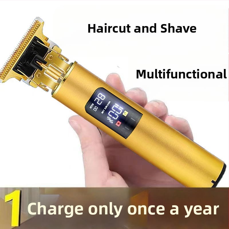 Κομμωτική μηχανή μαλλιών για οικιακή χρήση με λεπίδες από κράμα τιτανίου, μοτέρ με βούρτσες, διπλή τροφοδοσία και πλήρως αυτόματο καθάρισμα