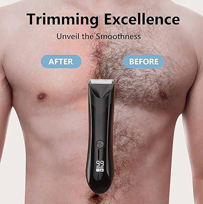 Τρίμερ για ολόσωμο σώμα, αδιάβροχο, κεραμική κεφαλή κοπής, τροφοδοσία USB, ενσωματωμένη μπαταρία, αυτονομία 1-3 ώρες.