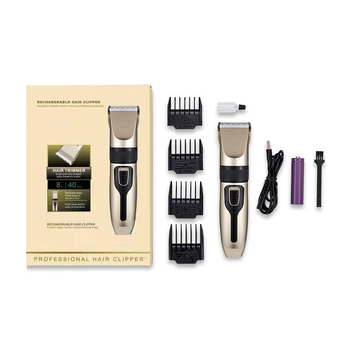 Επαγγελματικό ηλεκτρικό κουρευτικό μαλλιών με κεραμική λεπίδα, μοτέρ brushless, επαναφορτιζόμενο, αφαιρούμενη μπαταρία 1000–1200 mAh, θόρυβος 36–45 dB