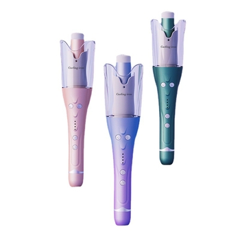 Turmalin-kerámiás göndörítő vas, 10 szintű hőmérséklet-szabályozás, gyors formázás kevesebb mint 1 perc alatt, CE tanúsítvány