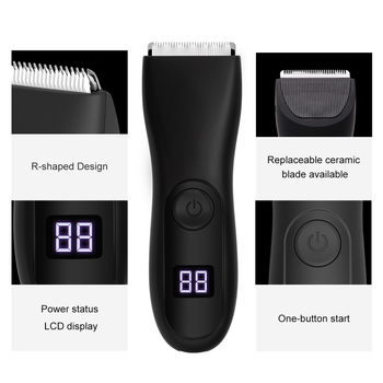 Hajvágó-trimmelő brushless motorral, kerámia vágófej, USB tápegység, vízálló, 1-3 órás üzemidő