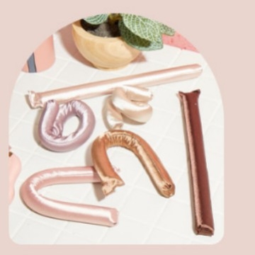 Set uvijača za kosu s svilenom površinom, YM92; proizvođač Muling, nije uvezeno