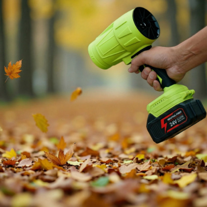 Ipari vezeték nélküli légfúvó 21V Li-ion akkumulátorral, porbeszívó készülék nélkül