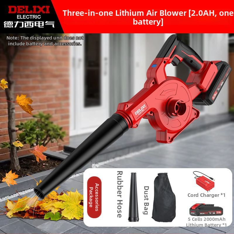 Suflător cu baterie litiu – puternic, pentru uz industrial și casnic (Baterie Li-ion, 21V, interval 16,8-21V)