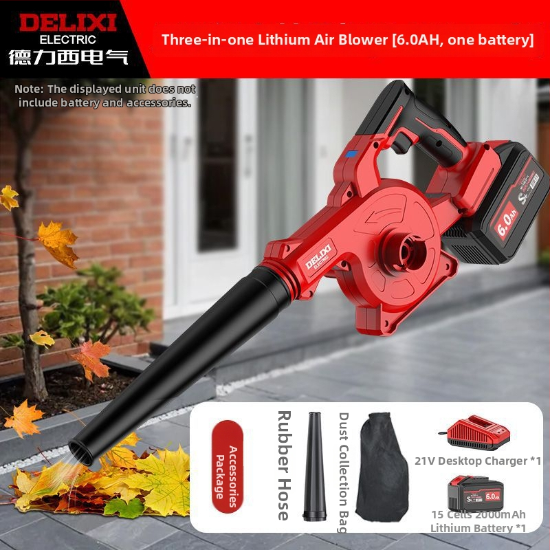 Suflător cu baterie litiu – puternic, pentru uz industrial și casnic (Baterie Li-ion, 21V, interval 16,8-21V)