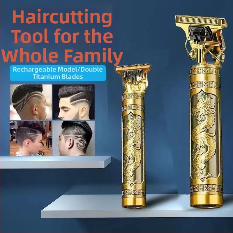 Електрически подстригвач за коса с безчетков мотор, нож от титиев сплав, шум под 36 дБ, пълна автоматична система за почистване