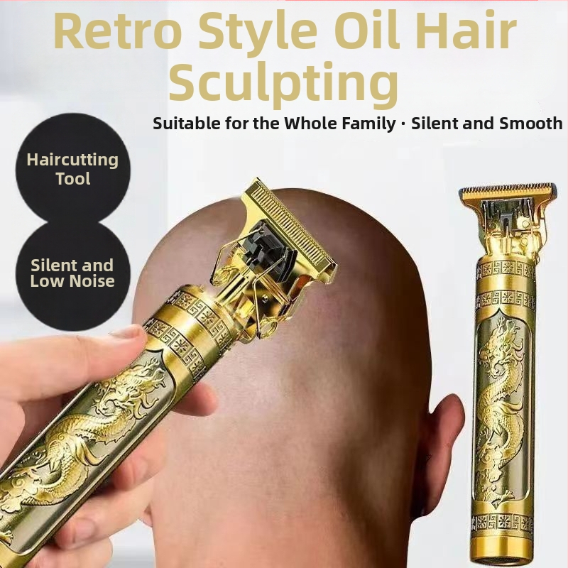 Електрически подстригвач за коса с безчетков мотор, нож от титиев сплав, шум под 36 дБ, пълна автоматична система за почистване