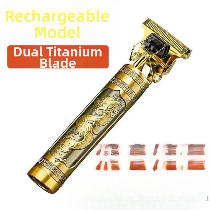 Електрически подстригвач за коса с безчетков мотор, нож от титиев сплав, шум под 36 дБ, пълна автоматична система за почистване