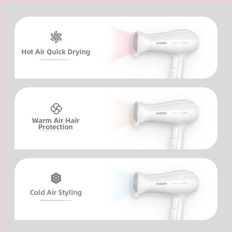 Sušič vlasov 1626, 2000W, studený/teplý vzduch, 3 rýchlostné nastavenia vzduchu